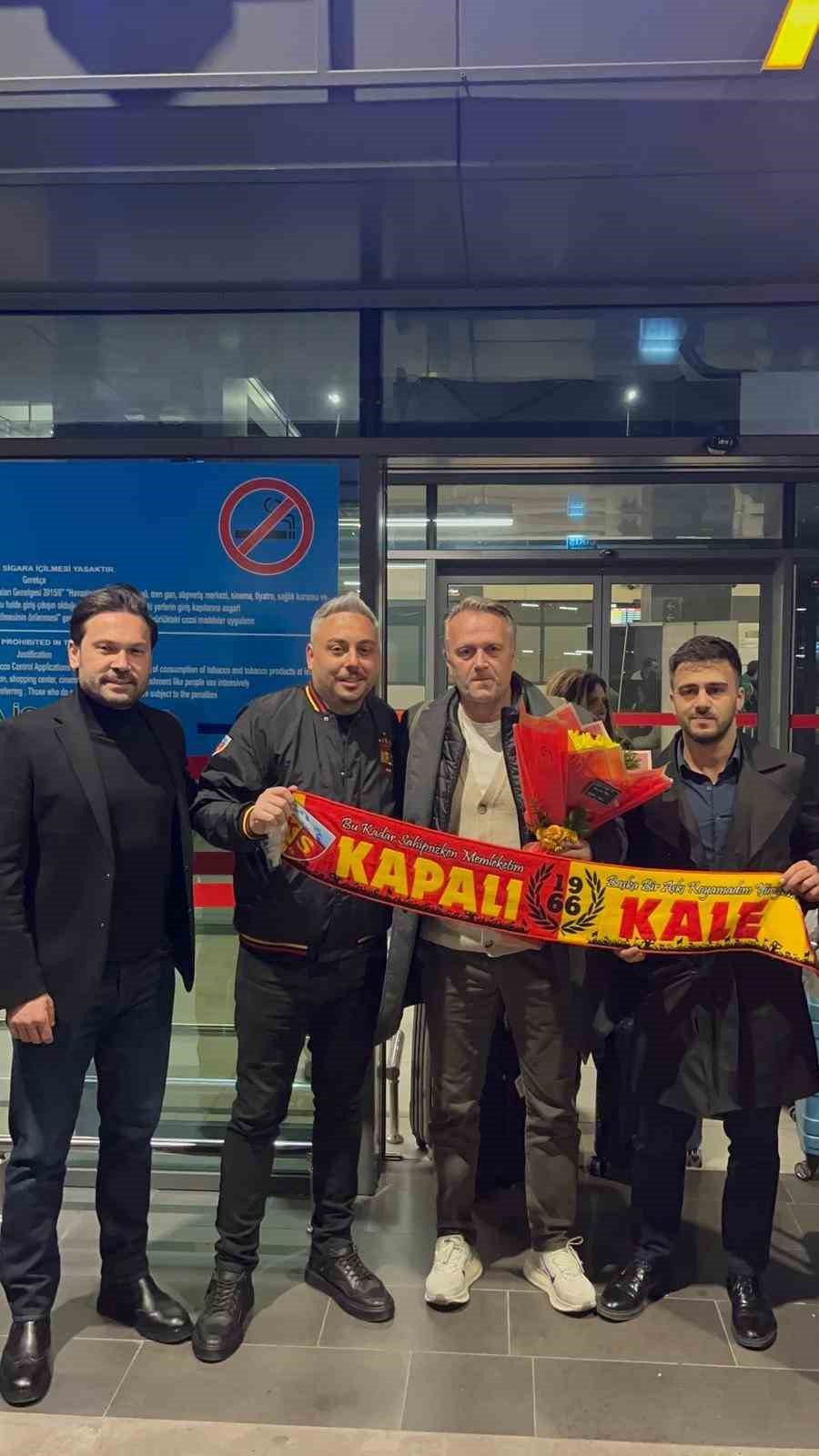 Kayserispor’un yeni teknik direktörü Erling Moe kente geldi
