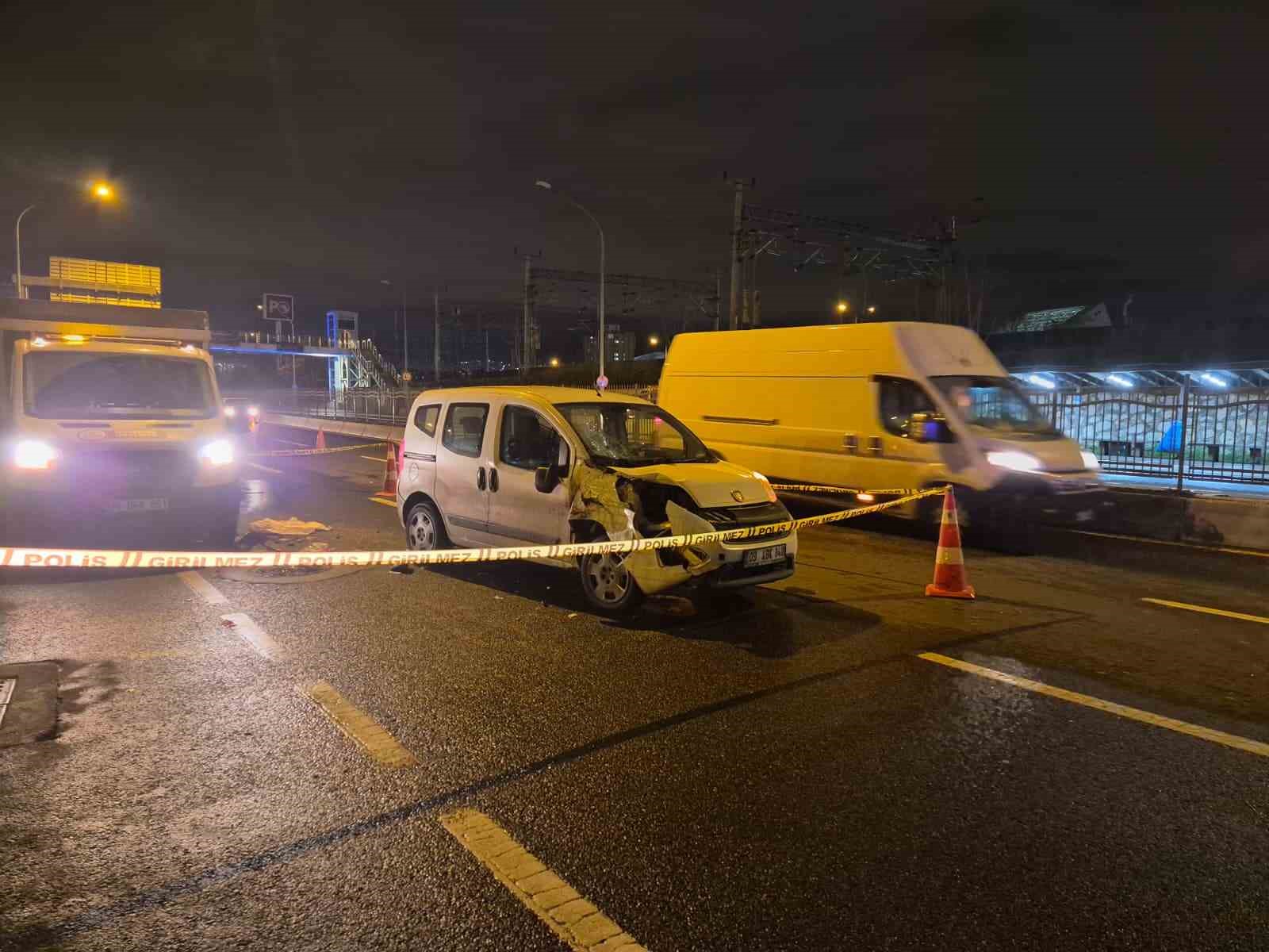 Kaza yapan motosiklet sürücüsü ağır yaralandı
