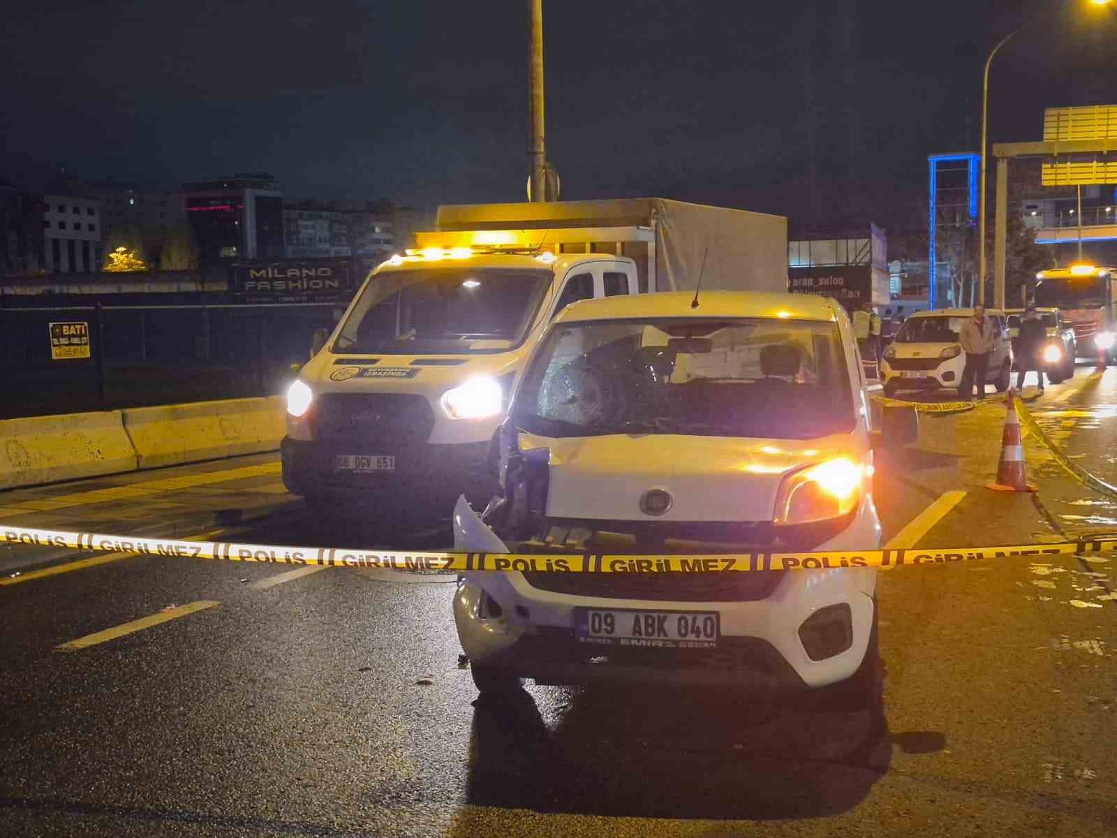 Kaza yapan motosiklet sürücüsü ağır yaralandı
