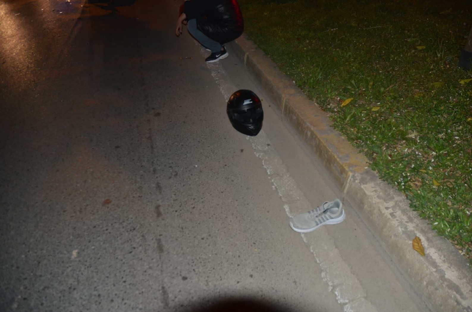 Kazada yaralanan motosiklet sürücüsü kendi acısını unutup babasını sordu
