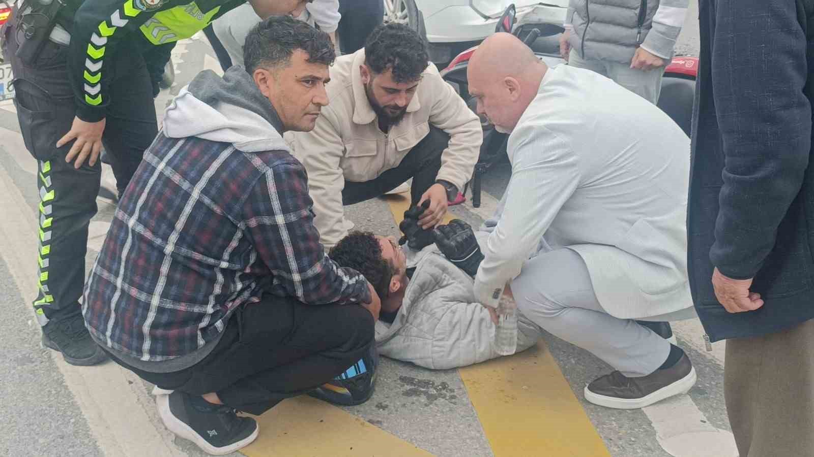 Kazanın ardından şoka girince hastaneye kadar "Ben nasıl kaza yaptım" diye sordu
