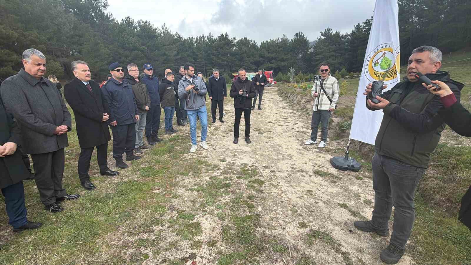 Kazdağları’nda fidanlar toprakla buluştu
