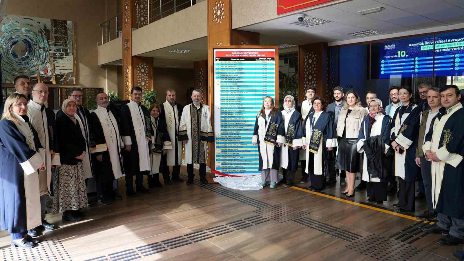 KBÜ’de 2025 Akademik Teşvik Listesi açıklandı
KBÜ’de 2025 Akademik Teşvik Listesi açıklandı