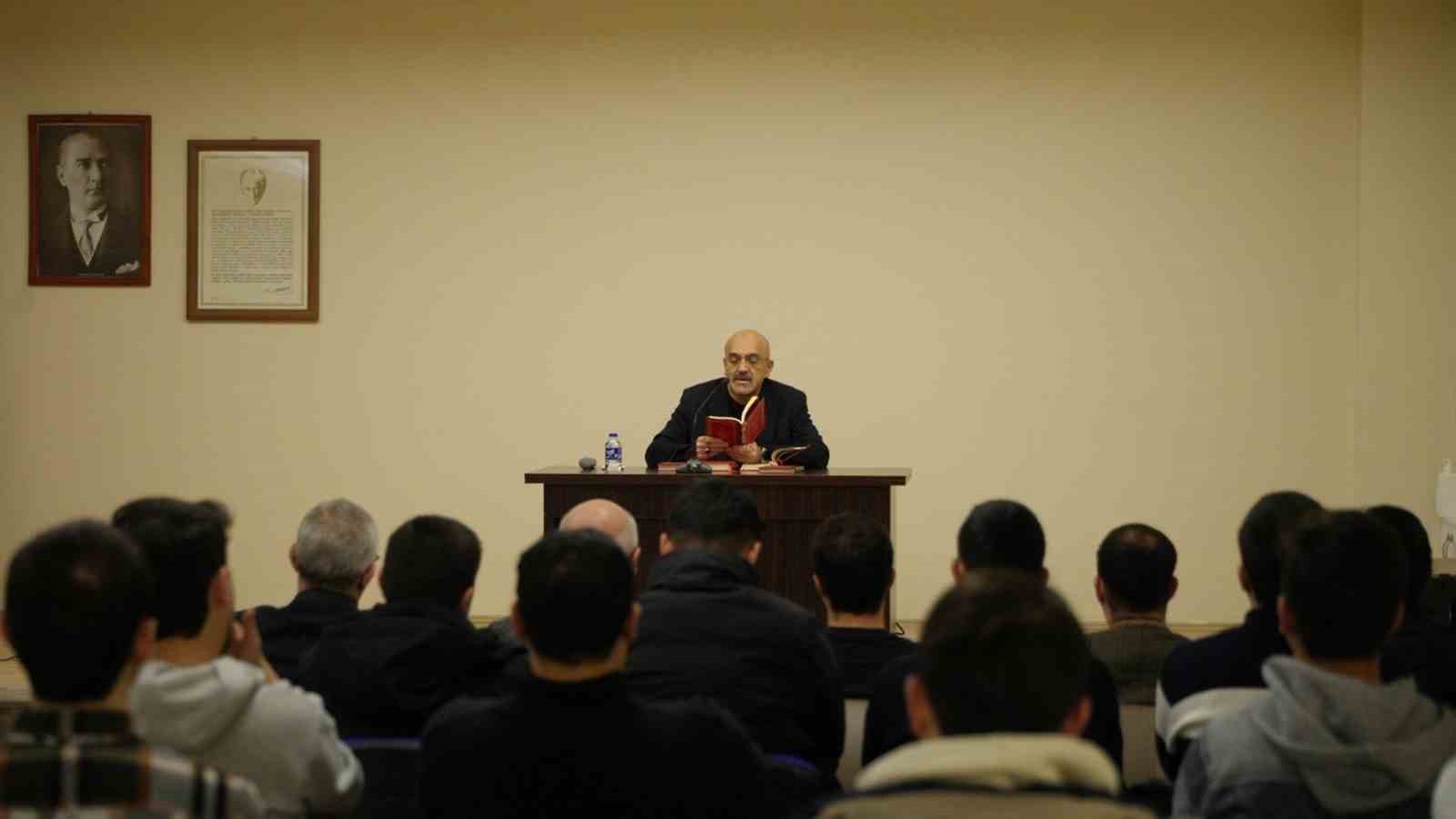 KBÜ’de "Nübüvvetin İspatı" söyleşisi gerçekleştirildi
