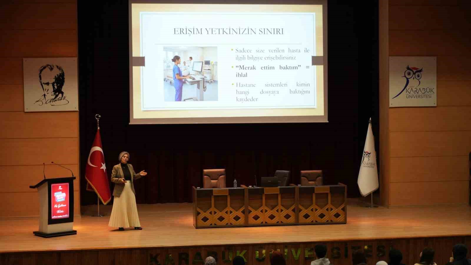 KBÜ’de sağlık öğrencilerine KVKK uyarısı
