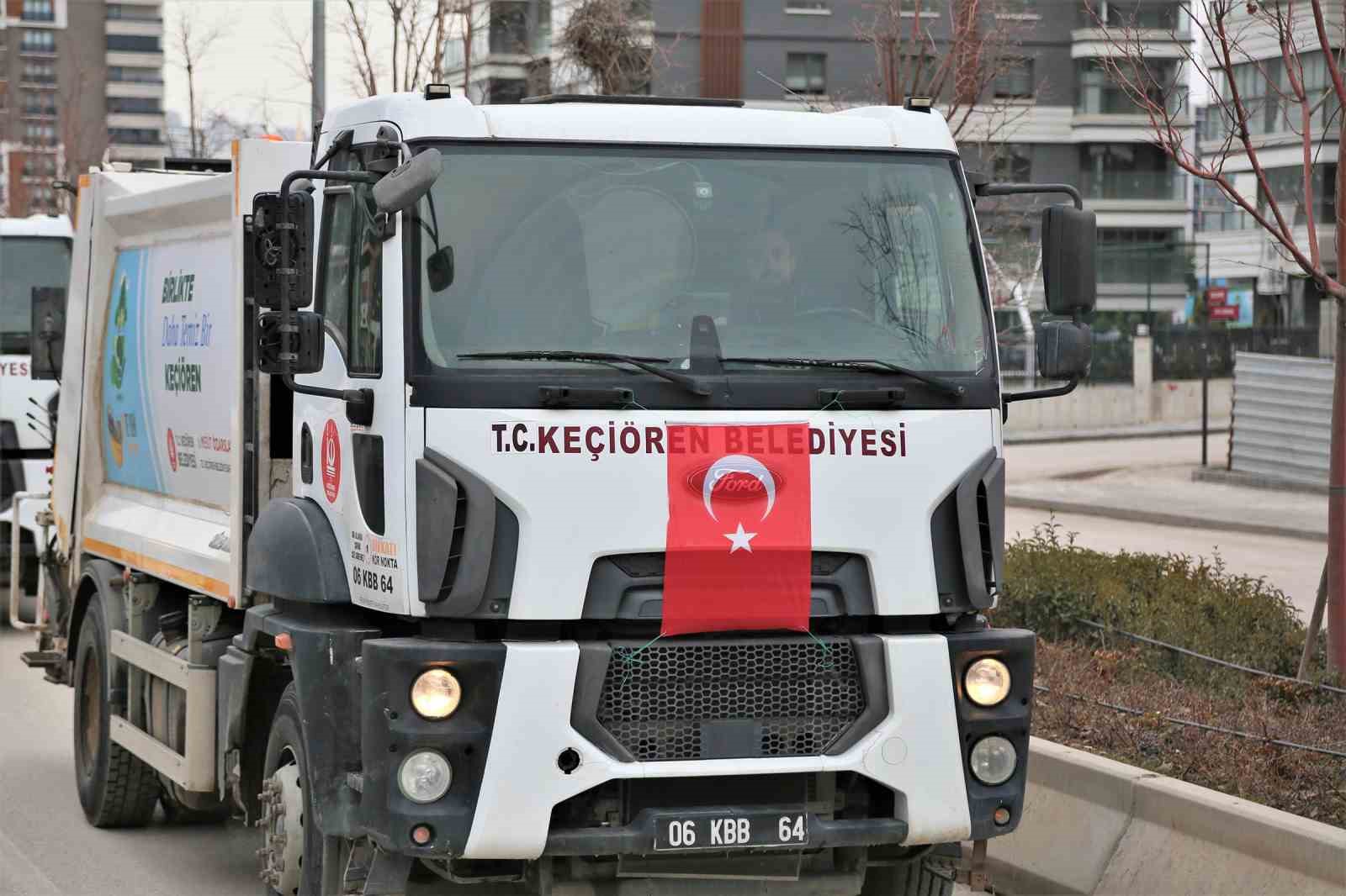 Keçiören Belediyesi’nden Türk bayrağına yapılan saldırıya tepki
