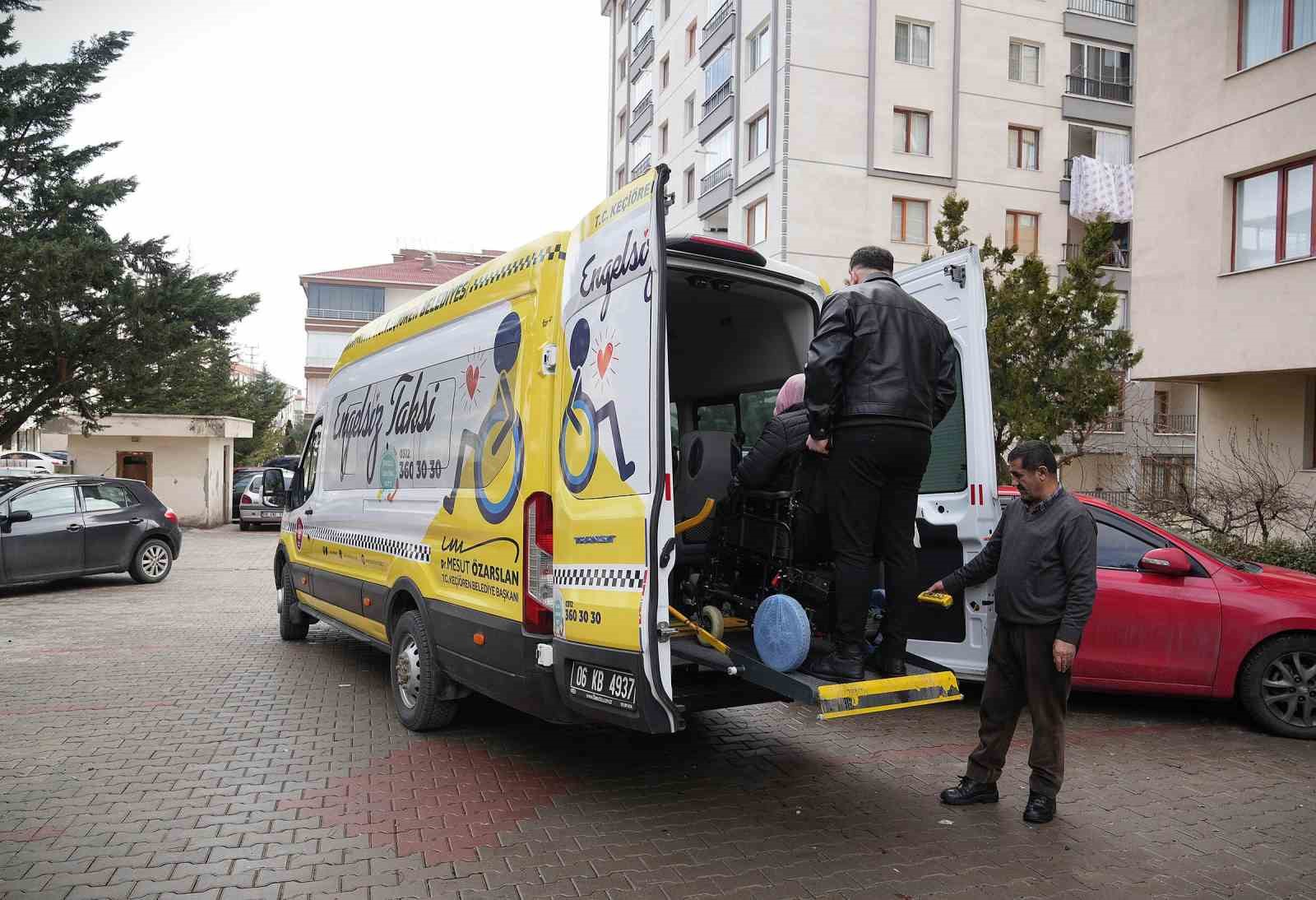 Keçiören Belediyesi’nden ücretsiz ‘Engelsiz Taksi’ hizmeti
Keçiören Belediyesi’nden ücretsiz ‘Engelsiz Taksi’ hizmeti