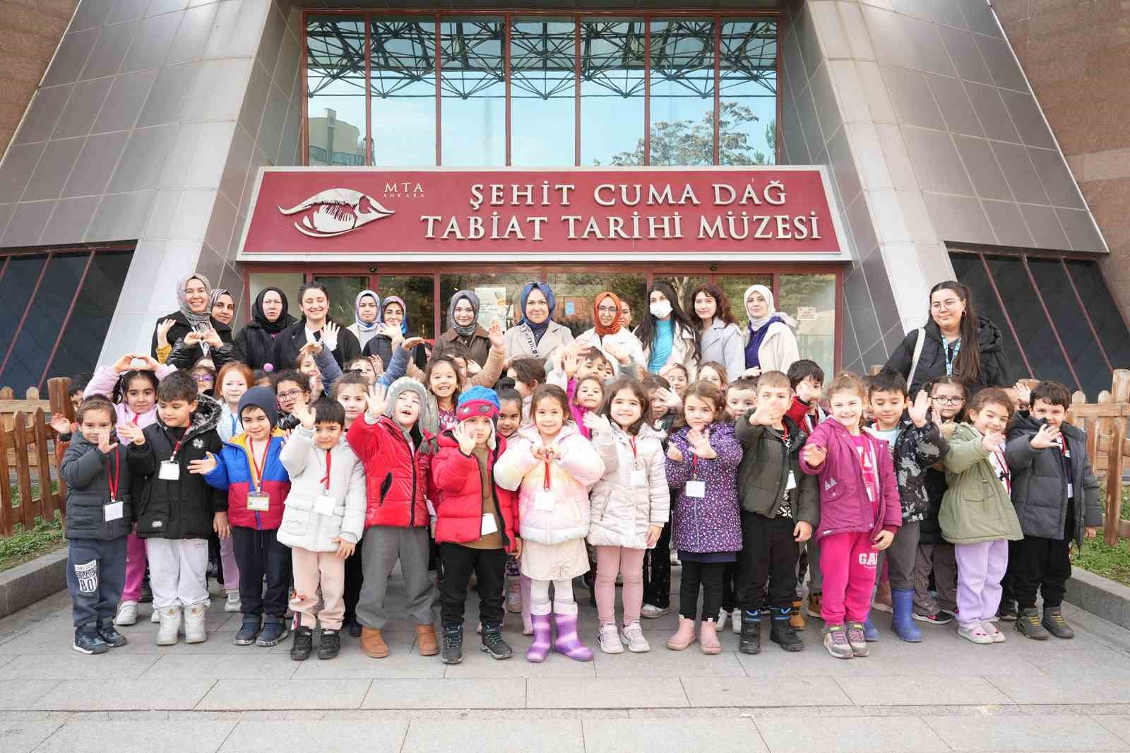 Keçiörenli minikler tabiat tarihiyle buluştu
