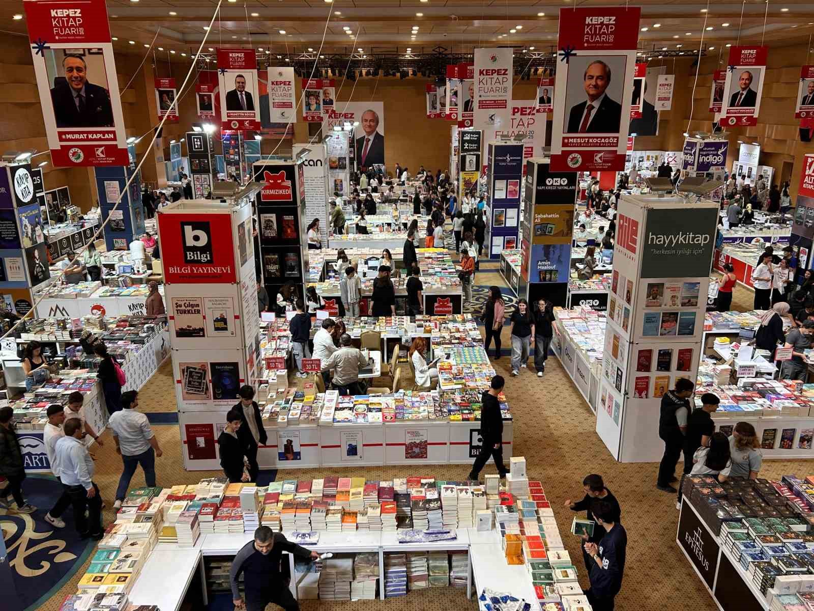 Kepez’de kitap fuarı kapılarını açıyor
