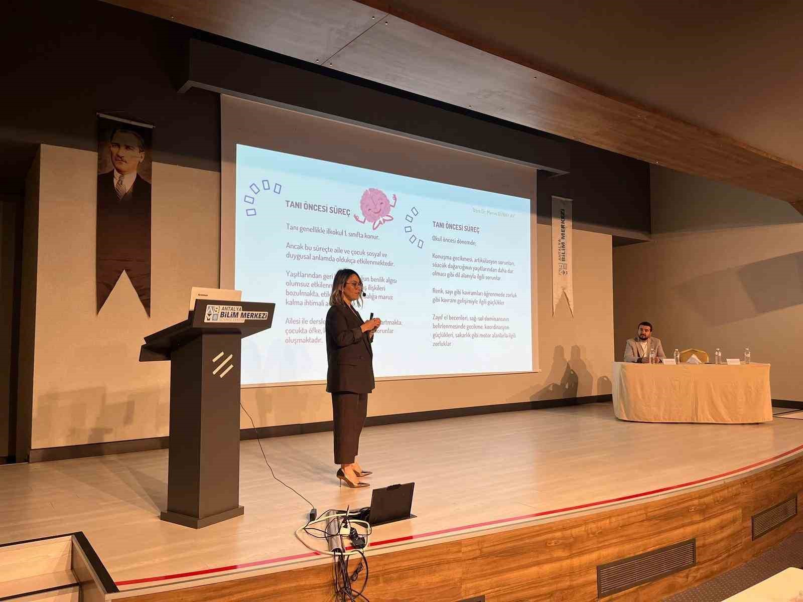 Kepez’de ‘Özgül Öğrenme Bozuklukları’ konuşuldu
