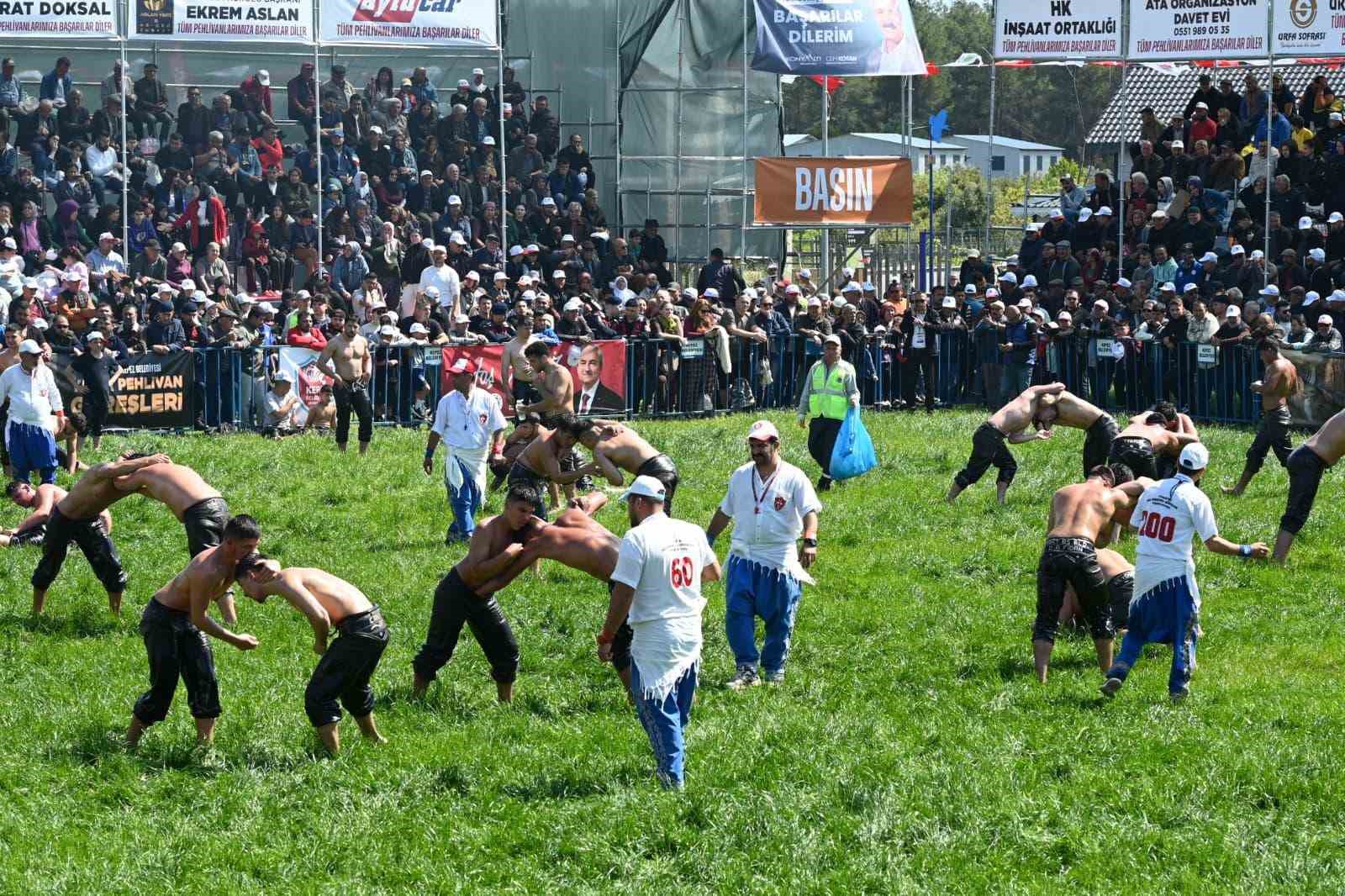 Kepez’in er meydanında deste boylarında büyük mücadele yaşandı
