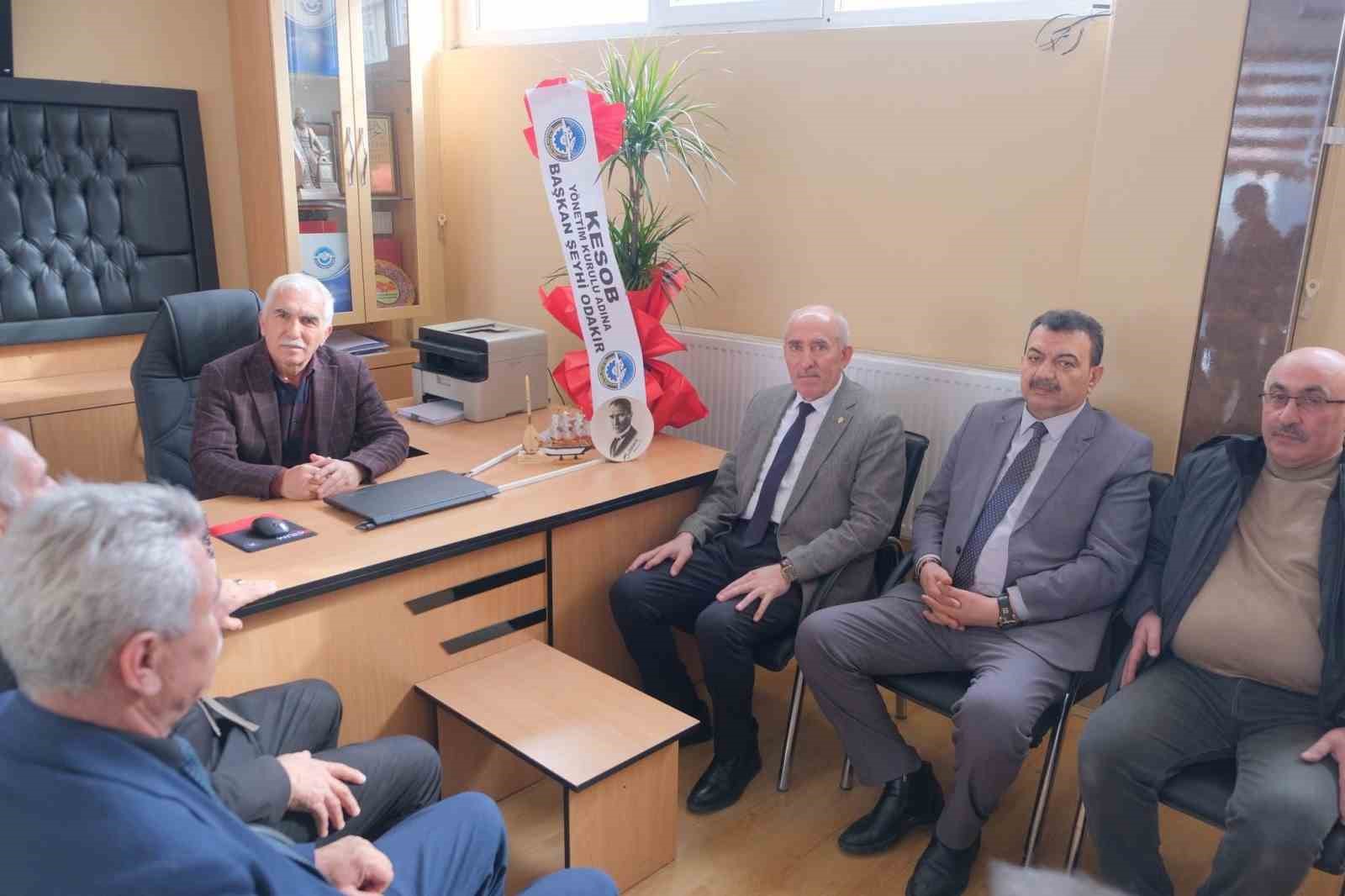 KESOB’dan Tomarza Esnaf Odası’na hayırlı olsun ziyareti
