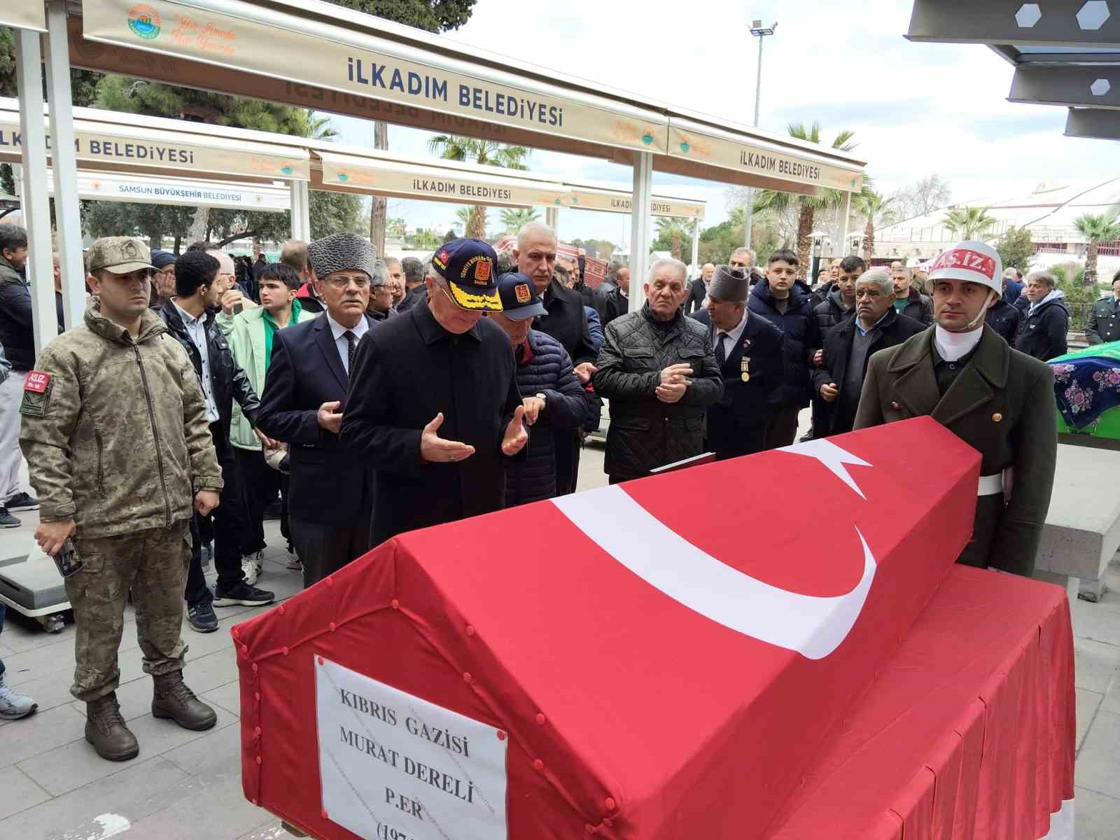 Kıbrıs Gazisi Dereli, son yolculuğuna uğurlandı
