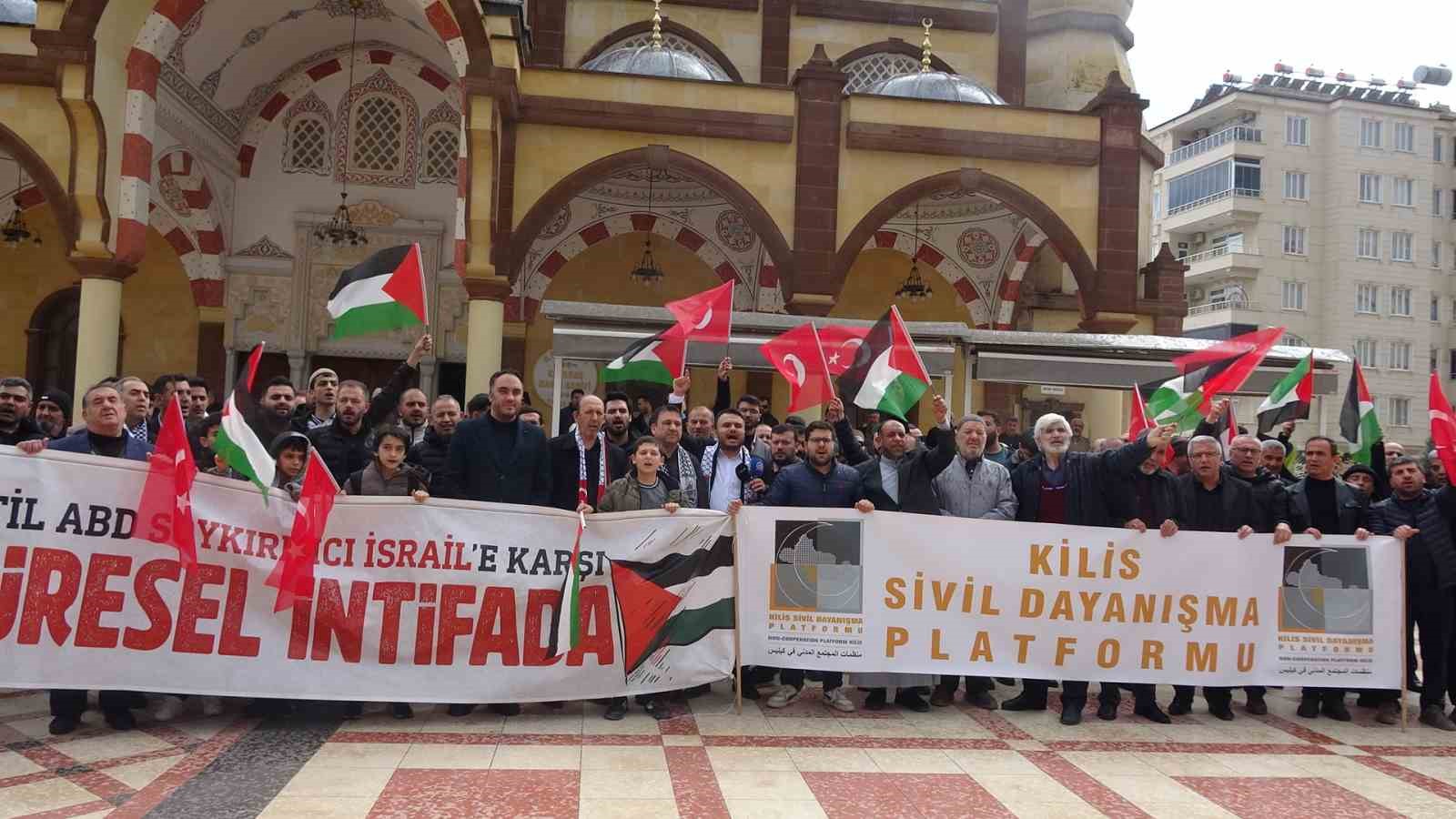 Kilis’te "Filistin’e dünya sessiz kalmamalı" çağrısı
