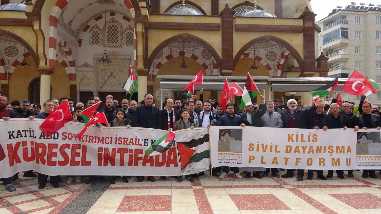 Kilis’te "Filistin’e dünya sessiz kalmamalı" çağrısı
