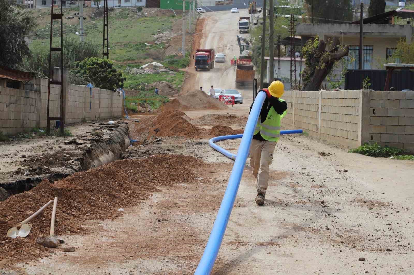 Kırıkhan’da içme suyu projesinde 49 kilometrelik hat tamamlandı

