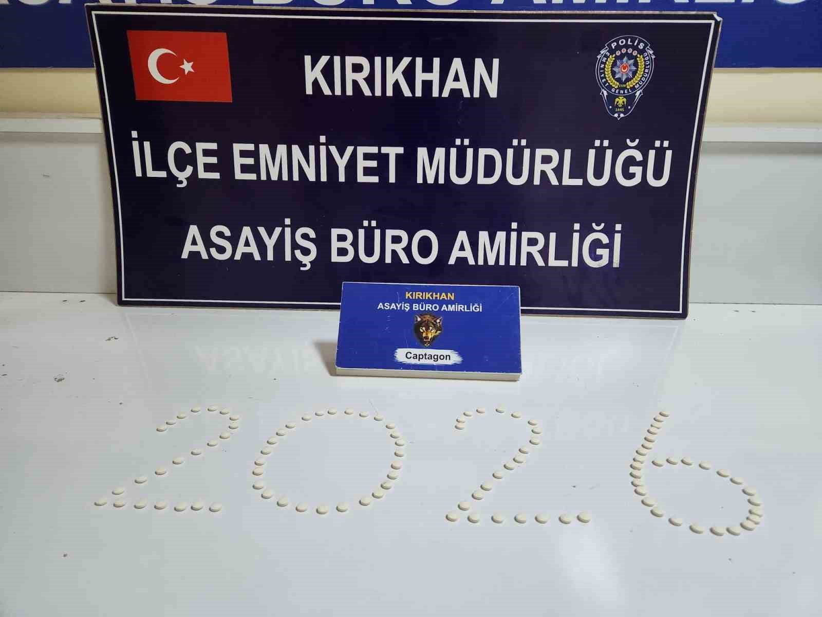 Kırıkhan’da uyuşturucu hap ile yakalanan şahıs tutuklandı
