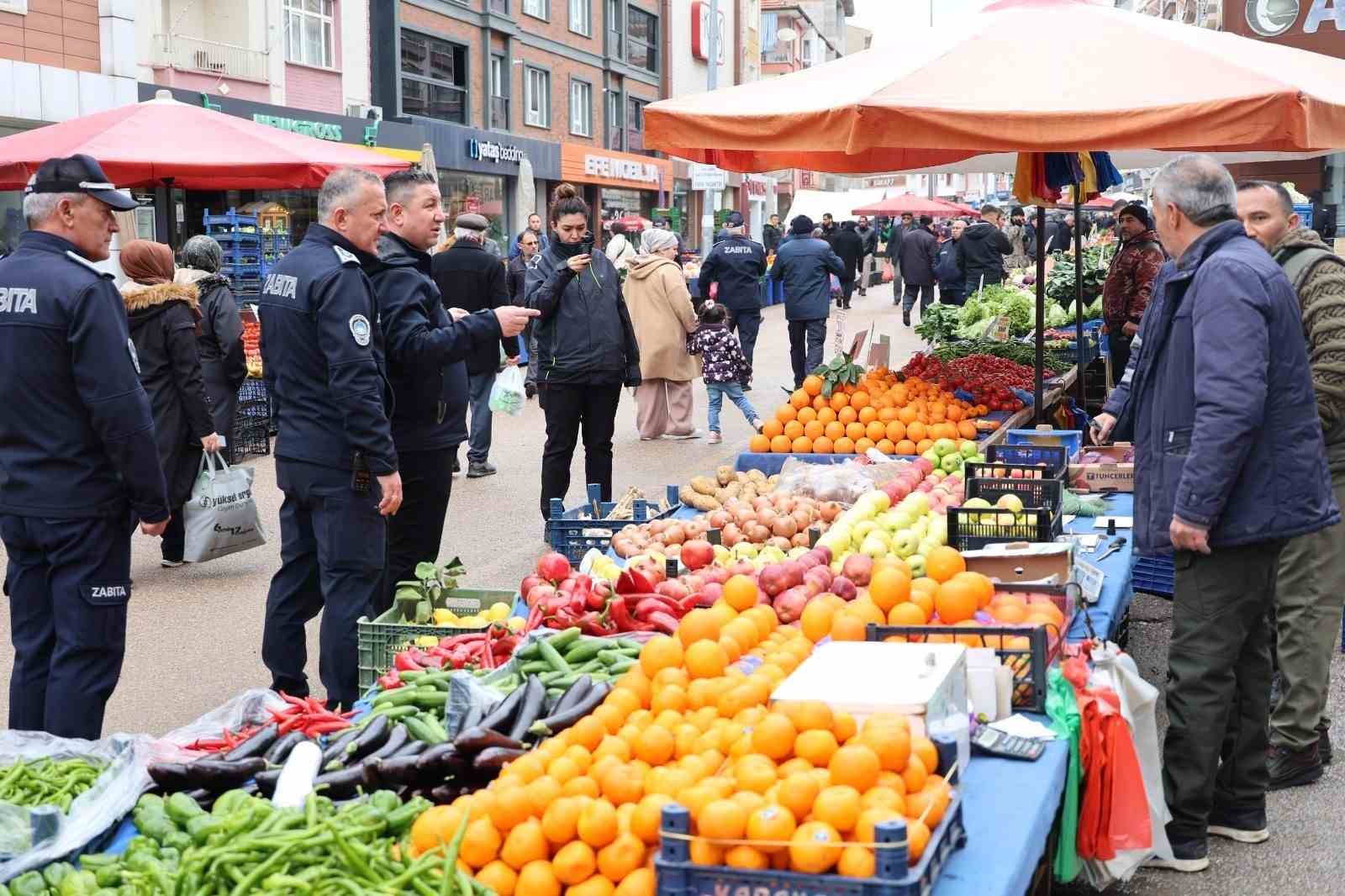 Kırıkkale’de pazarlarda fiyat ve tartı denetimi
