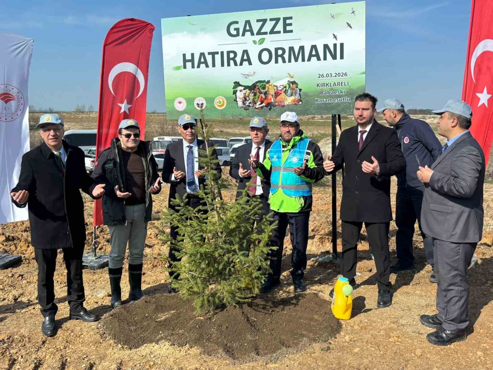 Kırklareli’nde 3 bin 750 fidan dikildi
