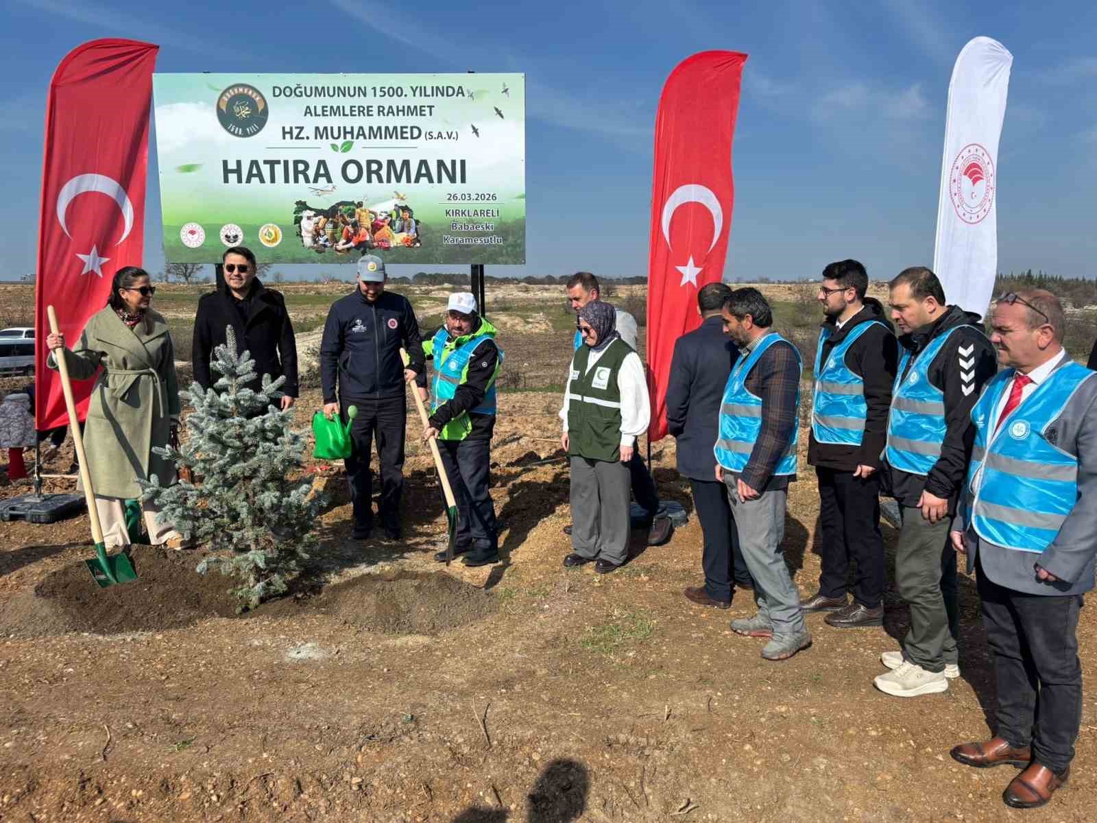 Kırklareli’nde 3 bin 750 fidan dikildi
