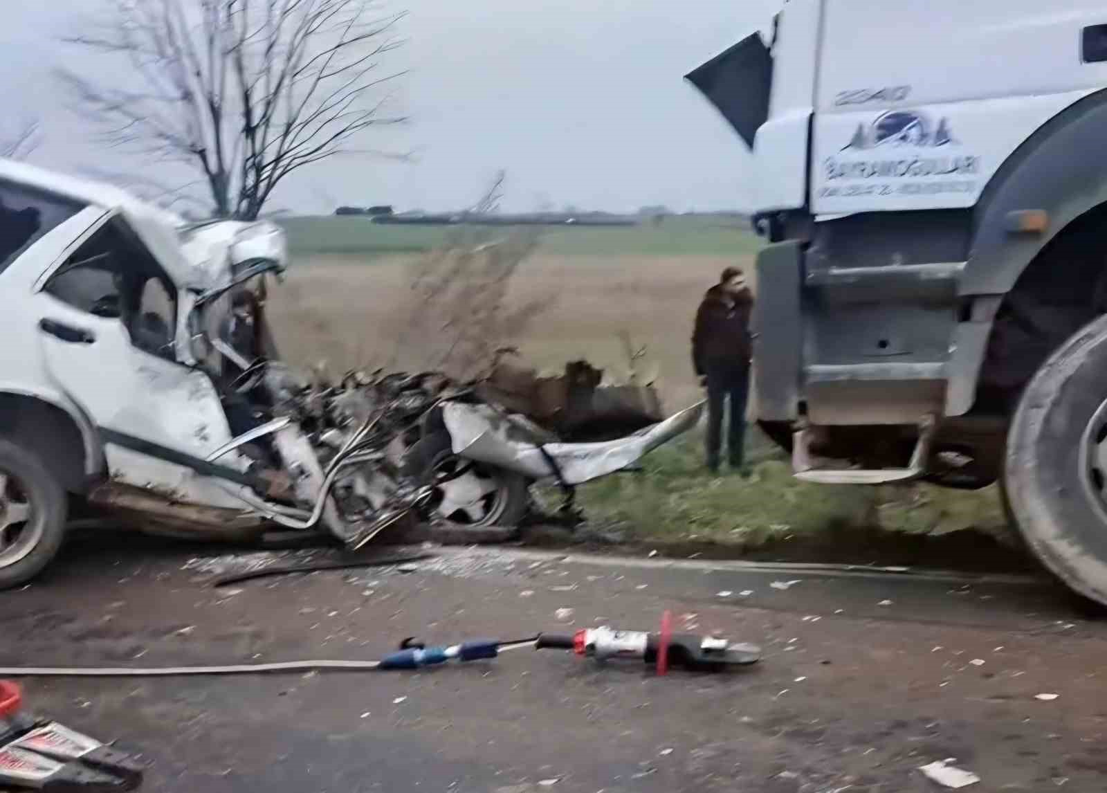 Kırklareli’nde feci kaza: 1 ölü, 1 yaralı
