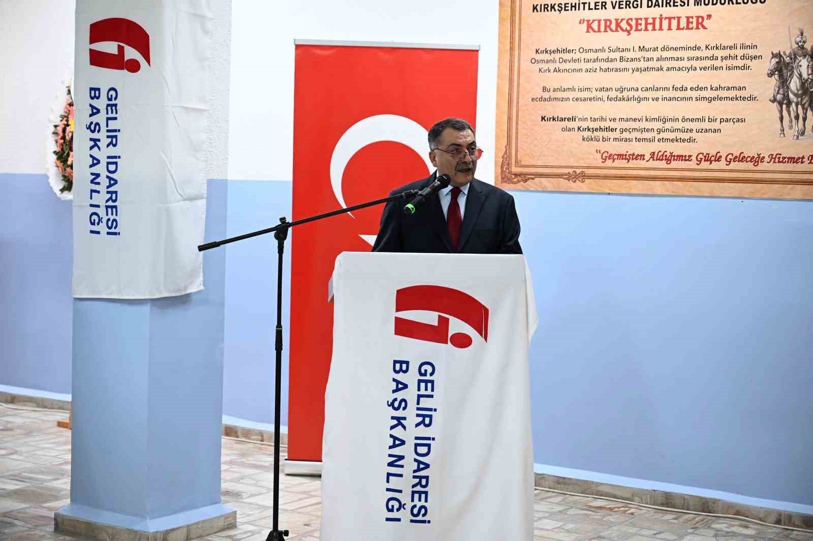 Kırkşehitler Vergi Dairesi Müdürlüğü açıldı
