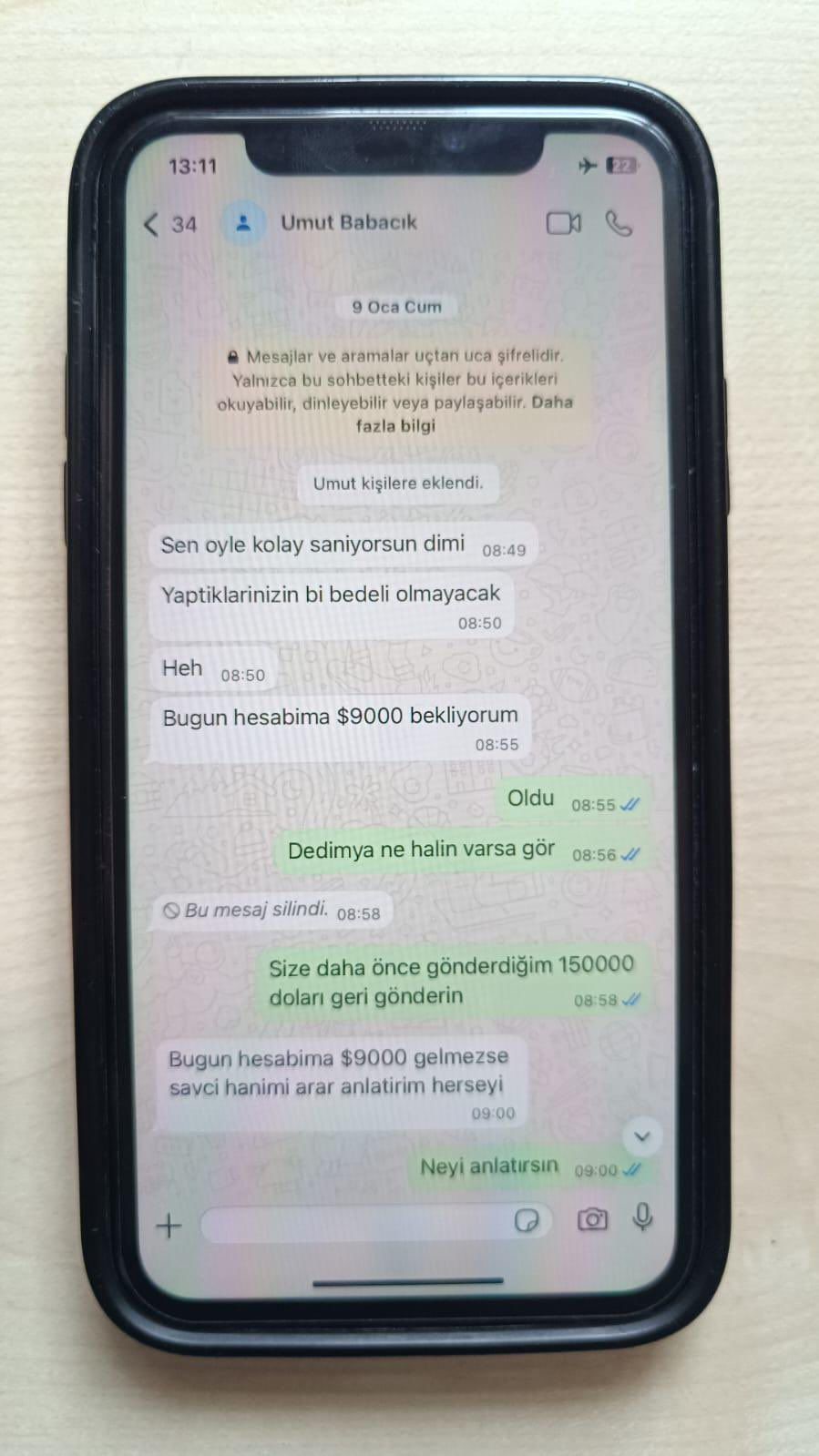 Kırmızı bültenle aranan Umut’un babasıyla mesajlaşmaları ortaya çıktı
