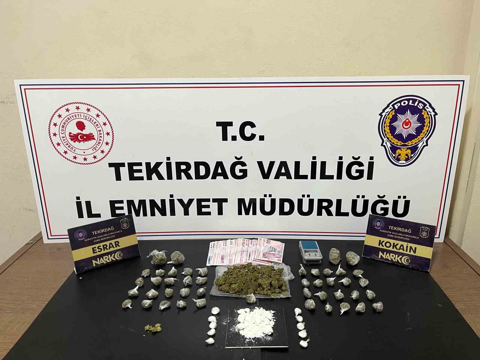 Kırmızı bültenle aranan uyuşturucu taciri Tekirdağ’da yakalandı
