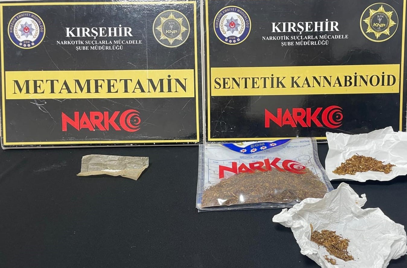 Kırşehir’de uyuşturucu operasyonu: 1 şüpheli tutuklandı
