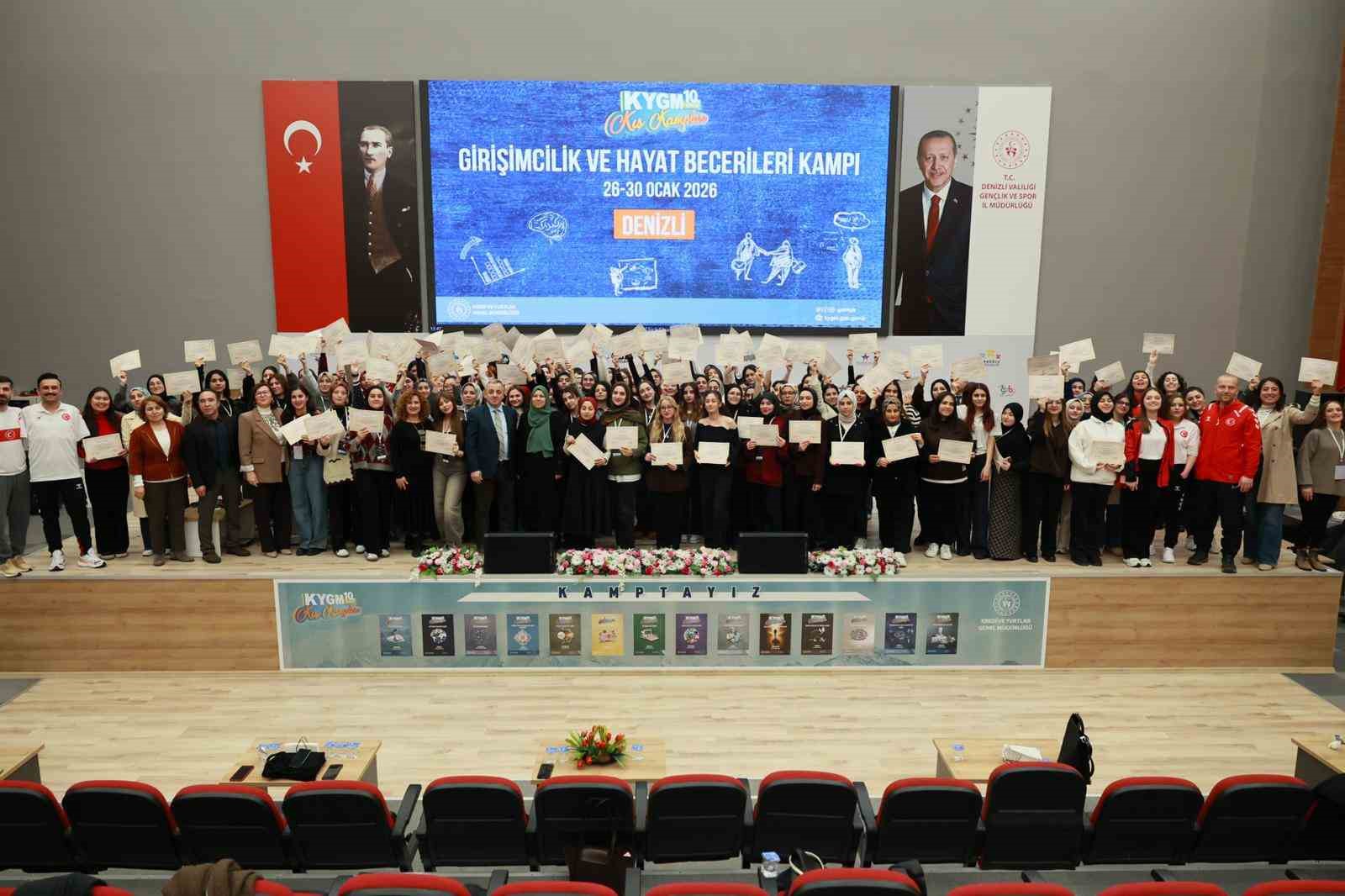 Kış kampı heyecanı Denizli’de yaşandı
