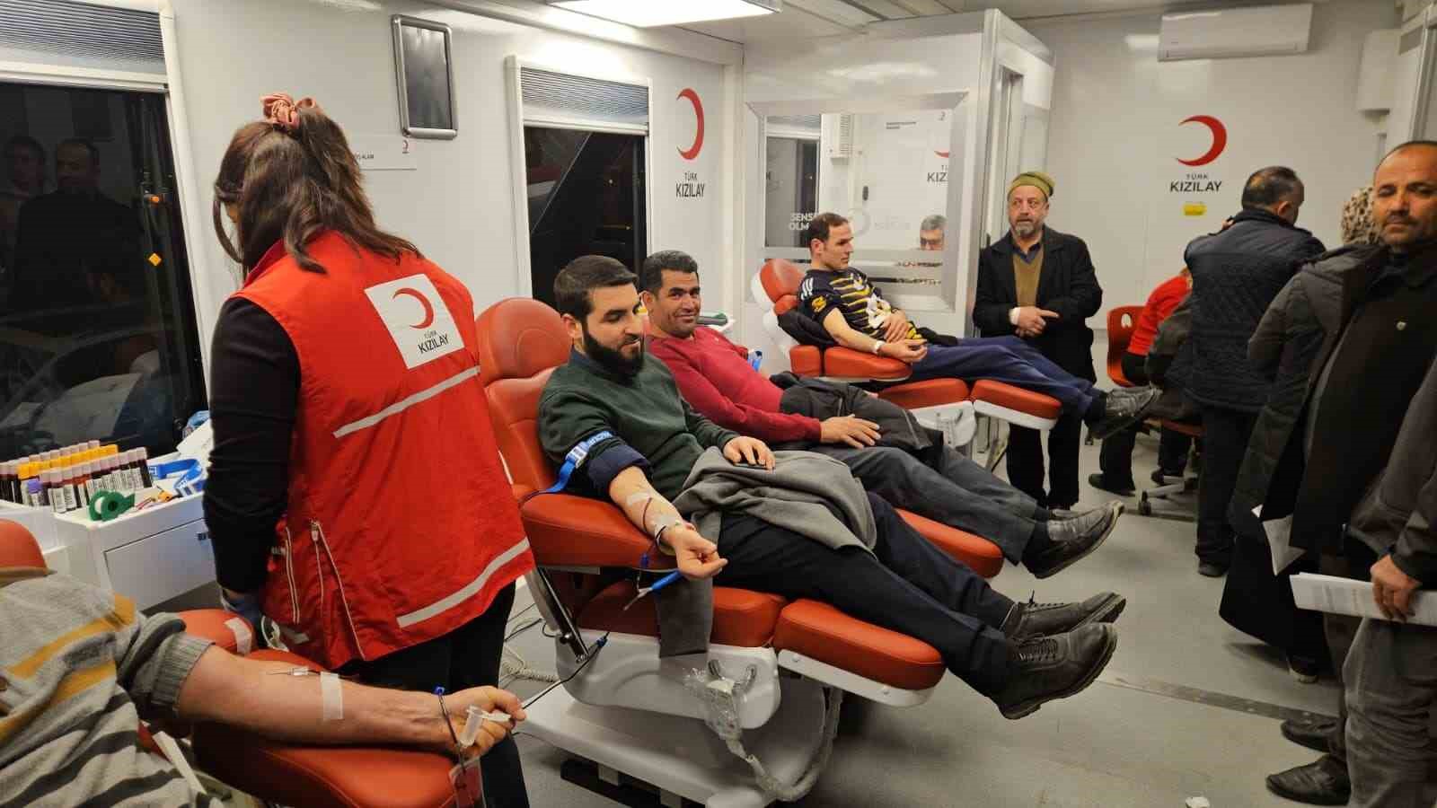 Kızılay’dan Darende’de kan bağışı kampanyası
