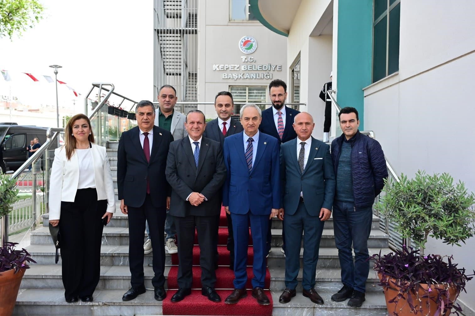 KKTC Başbakan Yardımcısı Ataoğlu, Kepez Belediyesi’nde
