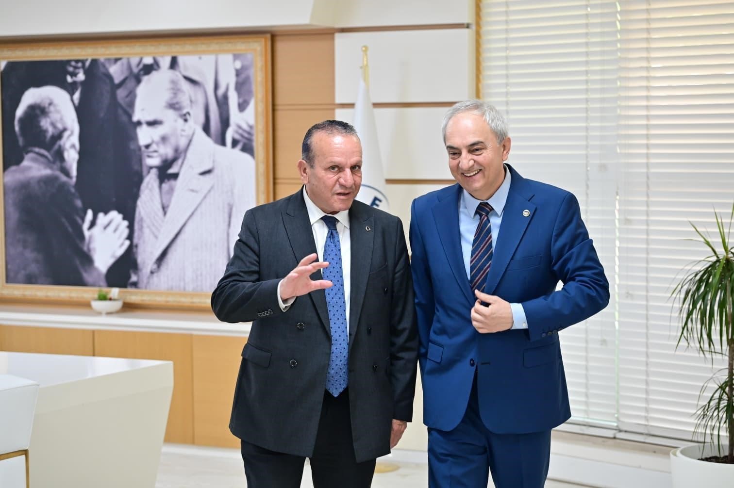 KKTC Başbakan Yardımcısı Ataoğlu, Kepez Belediyesi’nde
