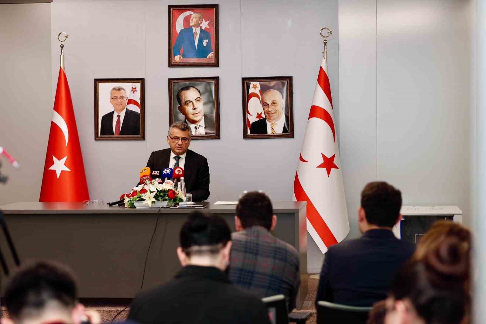 KKTC Cumhurbaşkanı Erhürman: "Dönüşümlü başkanlık gibi temel başlıklar netleşmeden ikinci aşamaya geçilmesi mümkün değildir"
