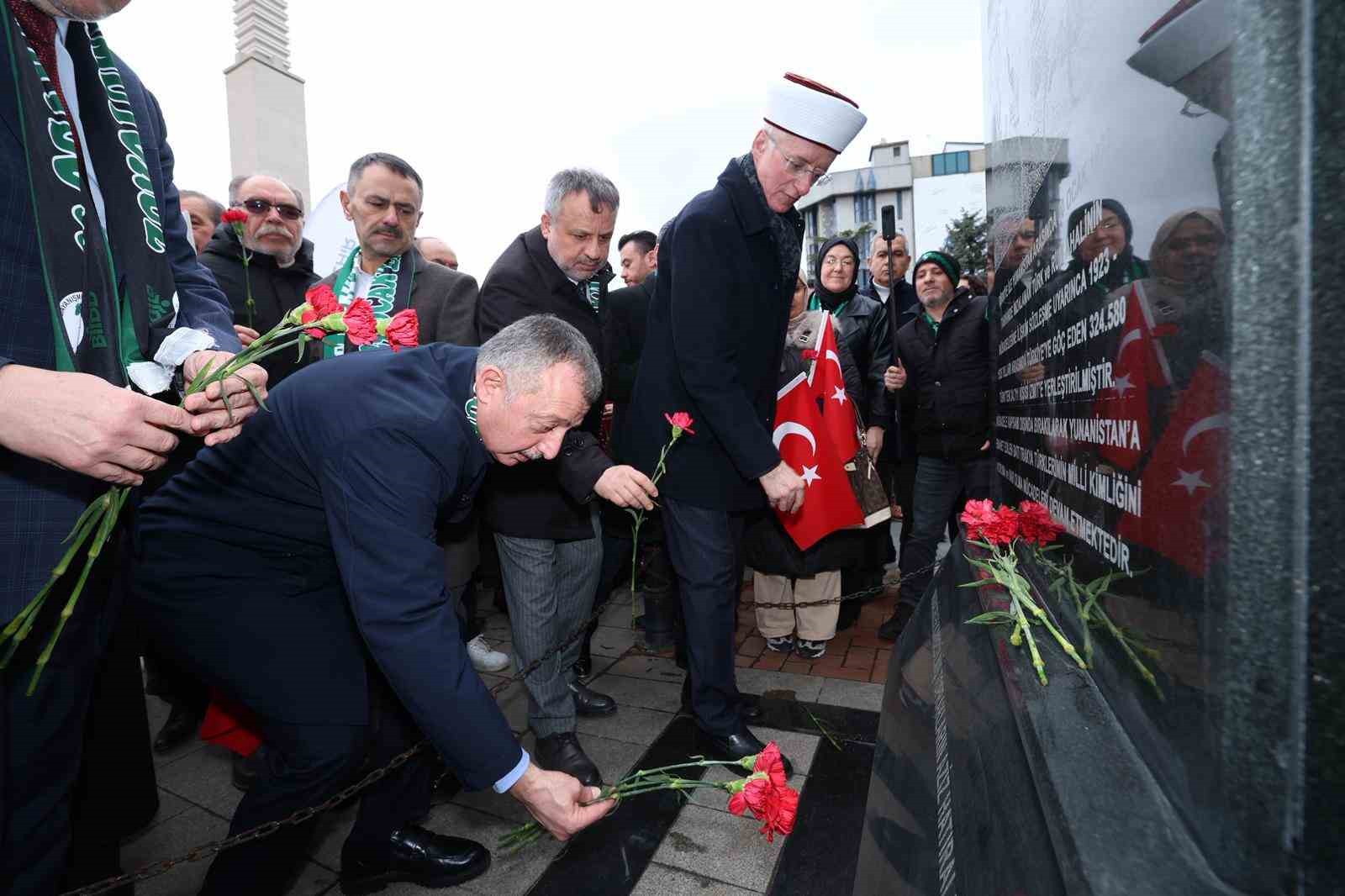 Kocaeli protokolü ve vatandaşlar Batı Trakya Türkleri için yürüdü
