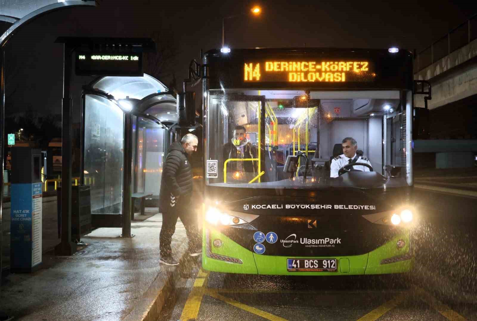 Kocaeli’de 4 yeni hatla 24 saat kesintisiz ulaşım dönemi başladı
