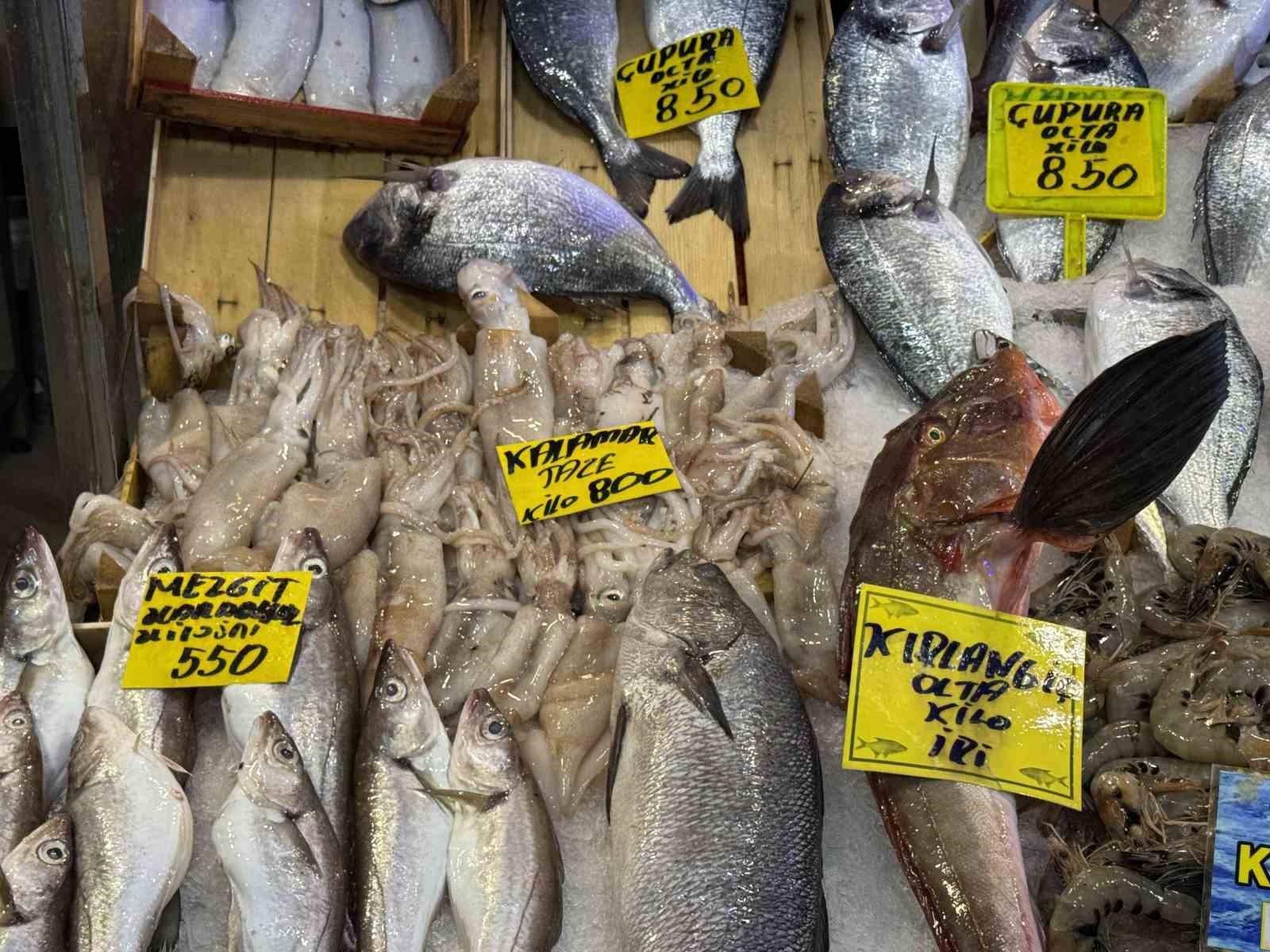 Kocaeli’de balık tezgahlarındaki son durum
