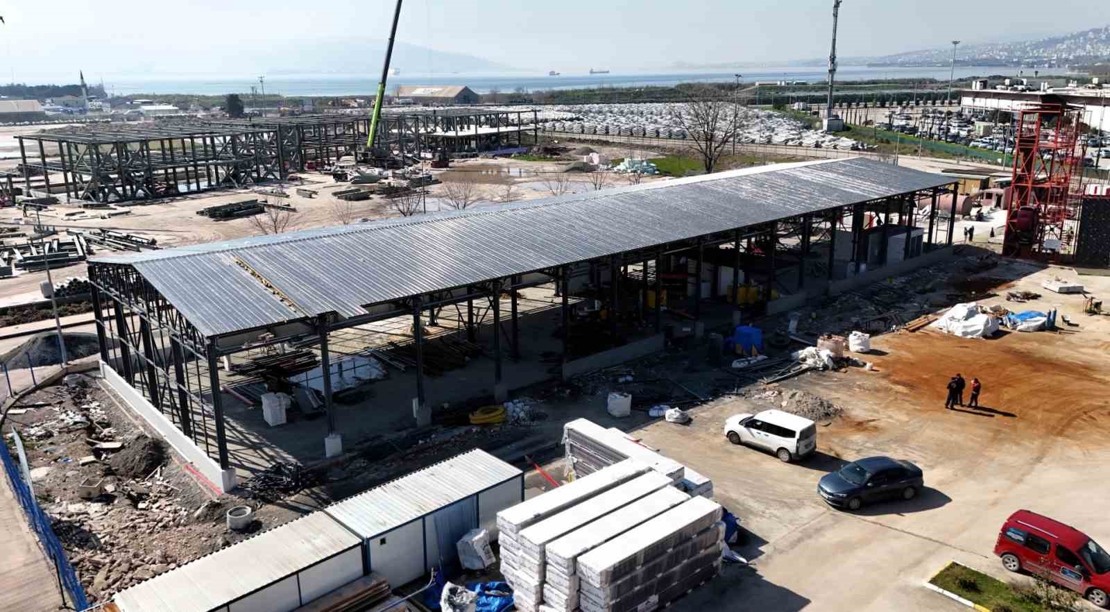 Kocaeli’de itfaiye depo binasının yüzde 80’i tamamlandı
