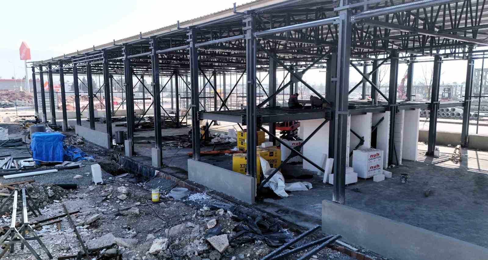 Kocaeli’de itfaiye depo binasının yüzde 80’i tamamlandı
