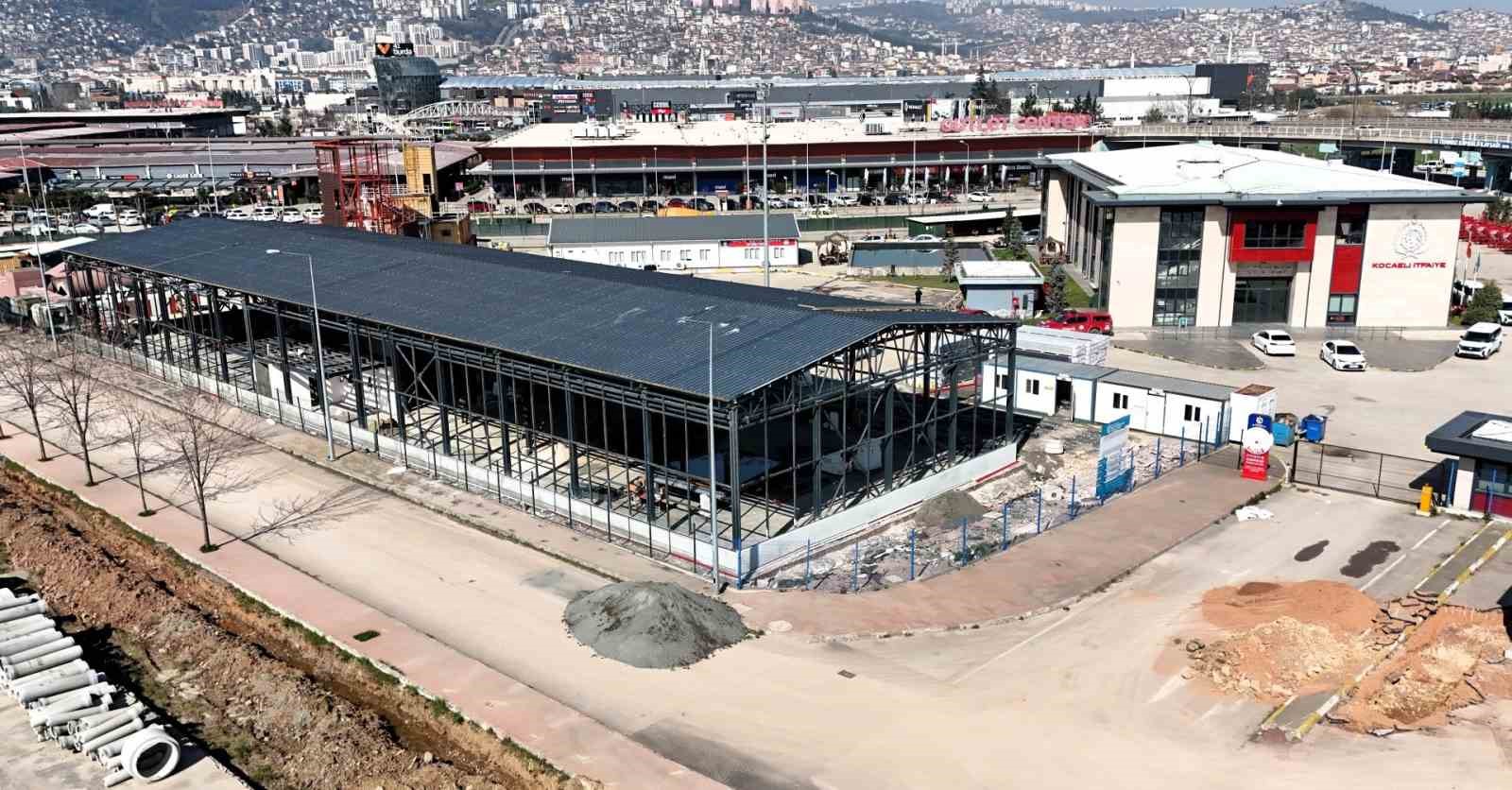 Kocaeli’de itfaiye depo binasının yüzde 80’i tamamlandı
