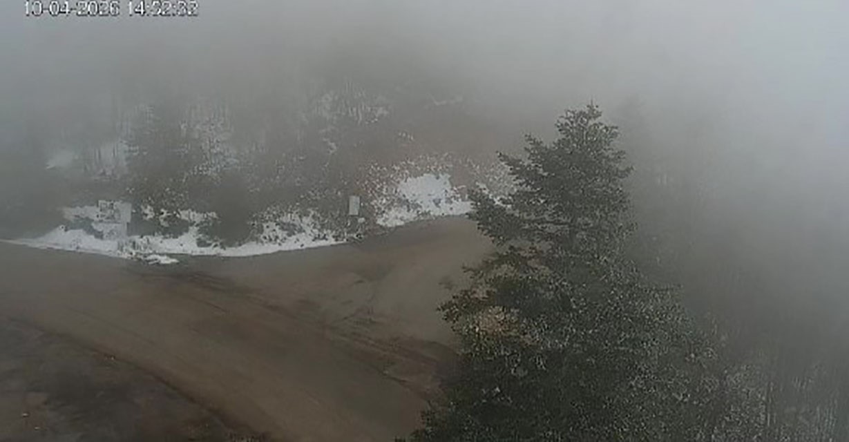 Kocaeli’de nisan ayında kar sürprizi
