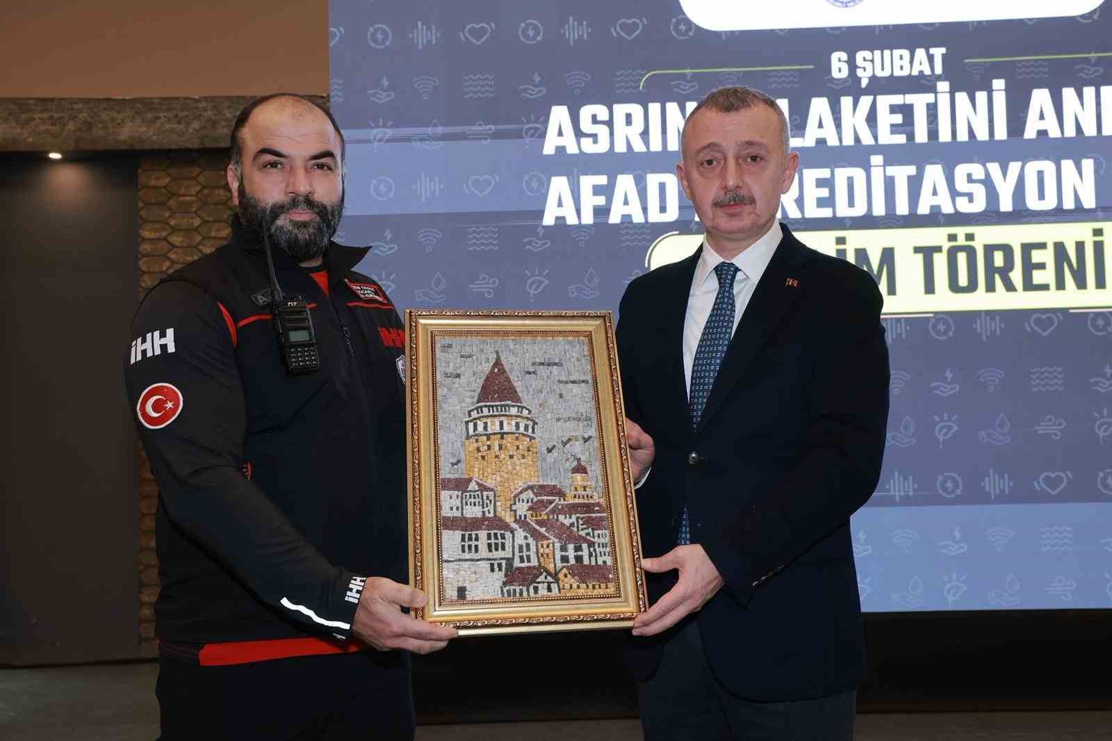 Kocaeli’nin arama kurtarma gücüne akreditasyon tescili

