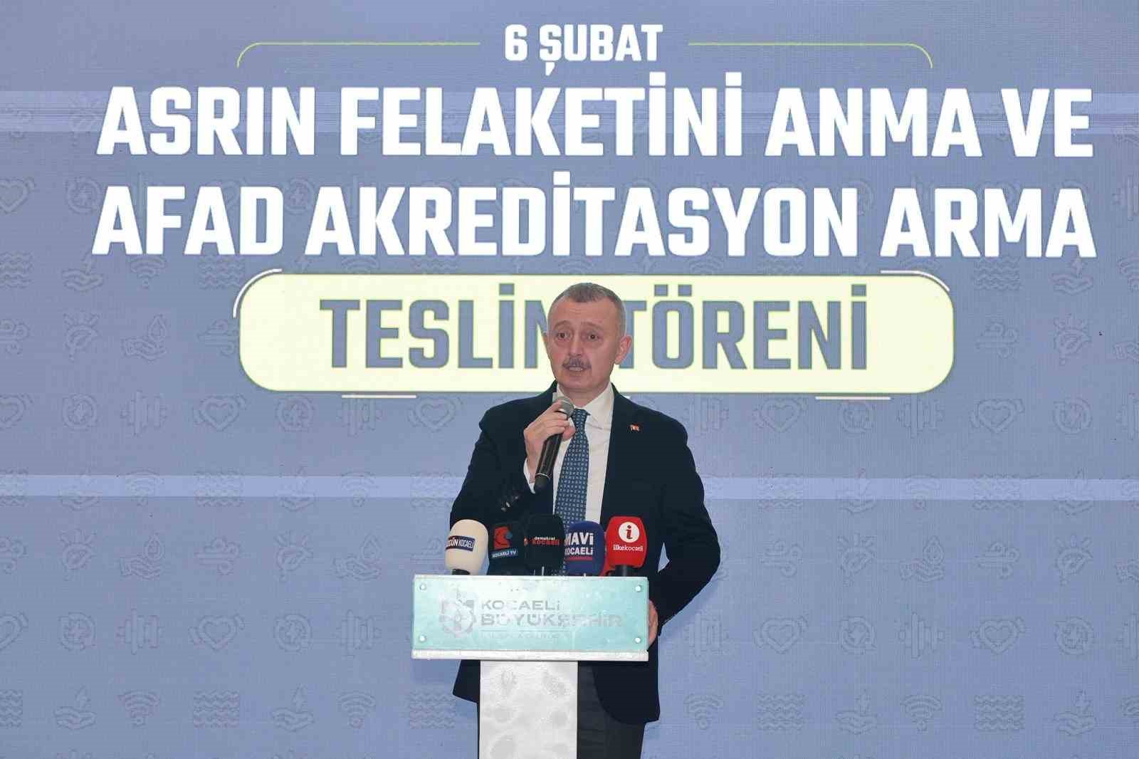 Kocaeli’nin arama kurtarma gücüne akreditasyon tescili
