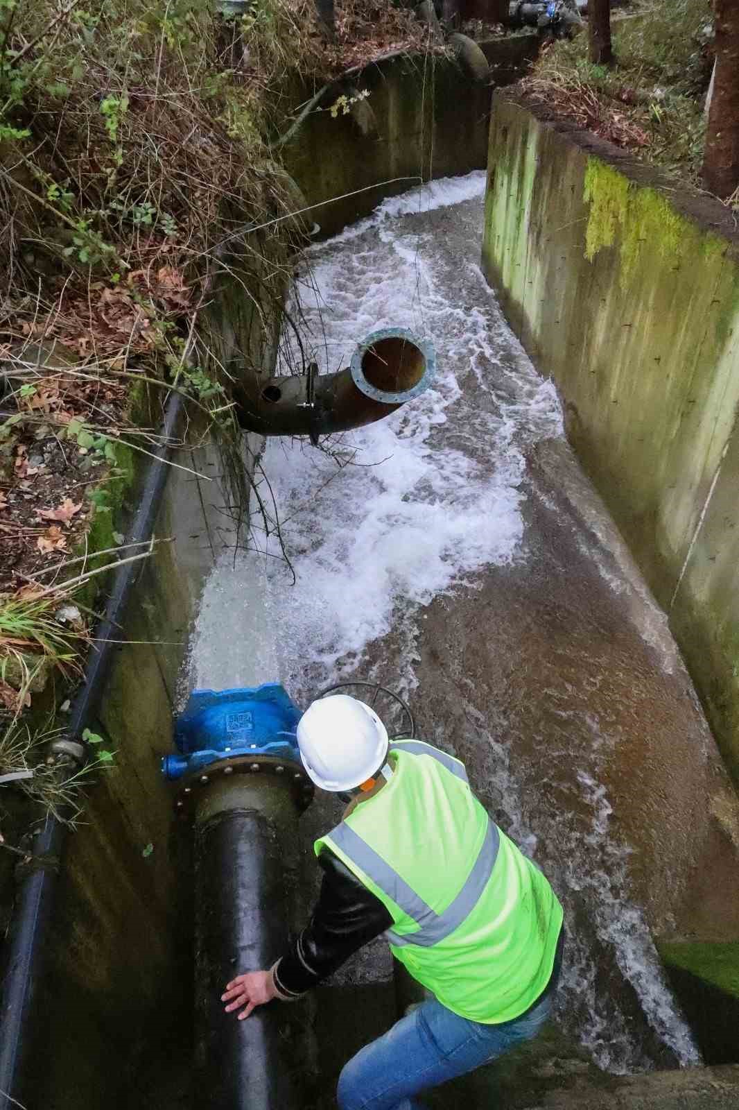 Kocaeli’nin fazla suyu Sapanca Gölü’ne gönderiliyor
