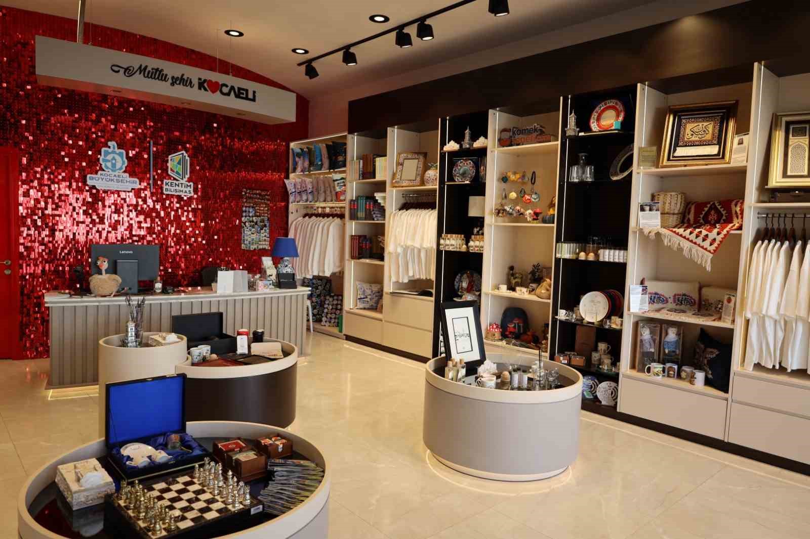 Kocaeli’ye özgü ürünler Hatıra Mağazası’nda
