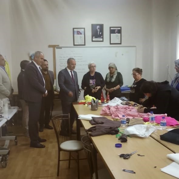 Koçarlı Halk Eğitimi Merkezi’nde çalışmalar yerinde görüldü
