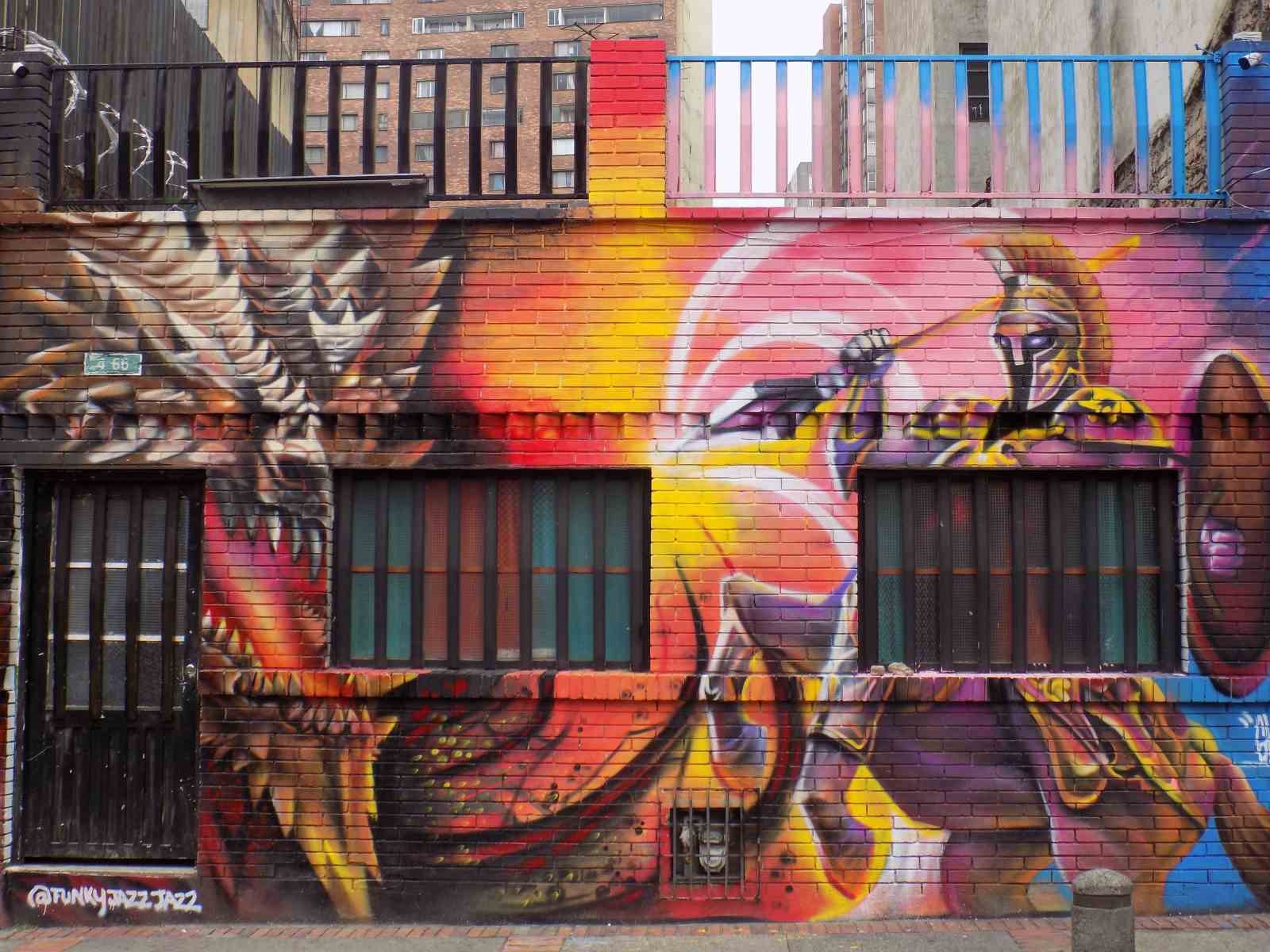 Kolombiya’da grafitiler şehrin kimliğini gözler önüne seriyor
