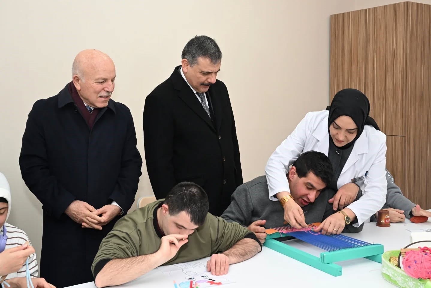 Komisyondan engellilere ziyaret
