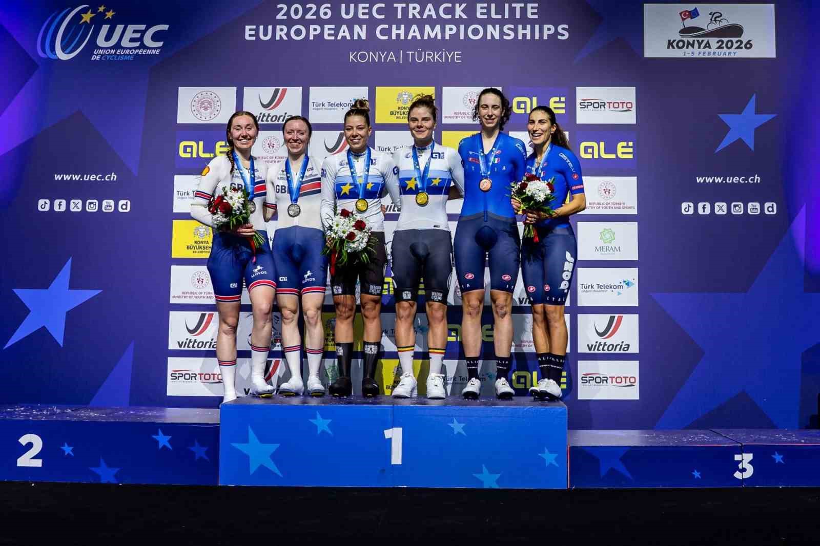 Konya, Avrupa Pist Bisikleti Şampiyonası’na başarıyla ev sahipliği yaptı
