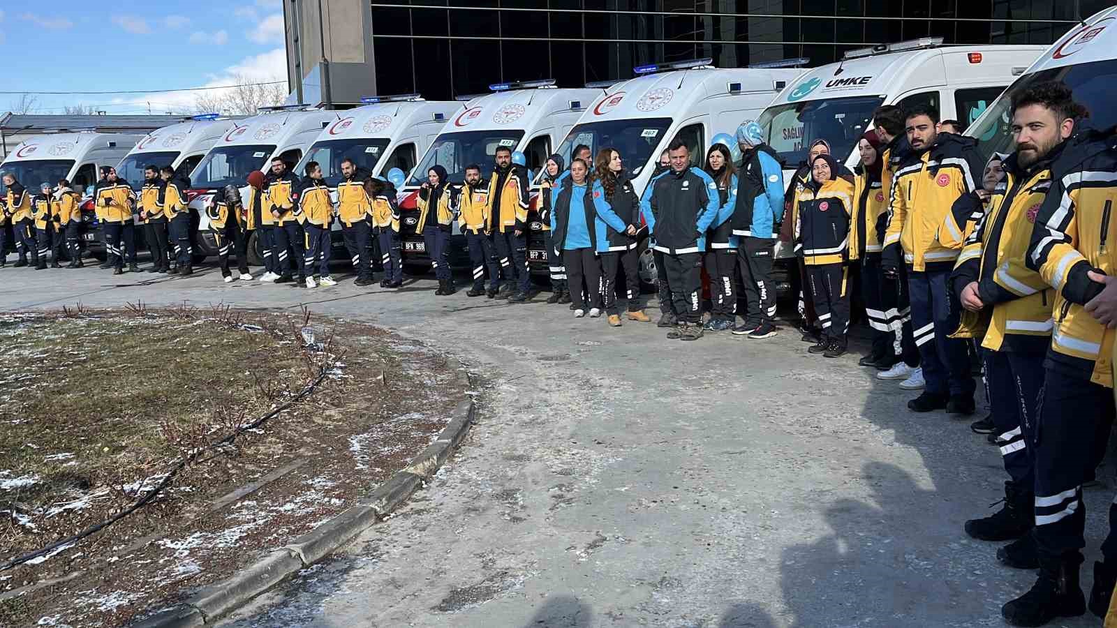 Konya’da 112 Acil Servis filosuna 13 ambulans daha katıldı
